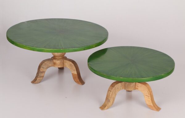 Cake Plate With Enamel