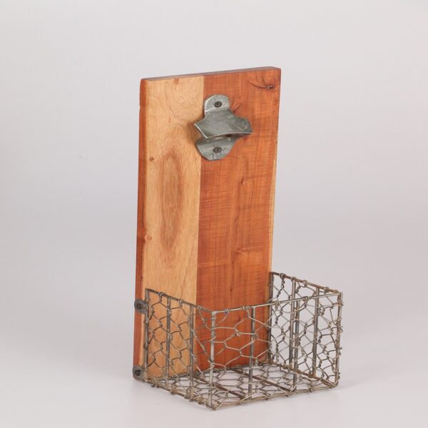 bottle opener with cap catcher